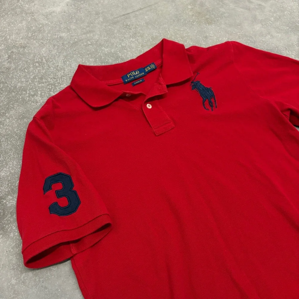 Polo Ralph Lauren big pony shirt with number on sleeve